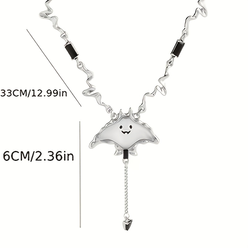 Cute Manta Ray Pendant Necklace, Unique Daily Wear