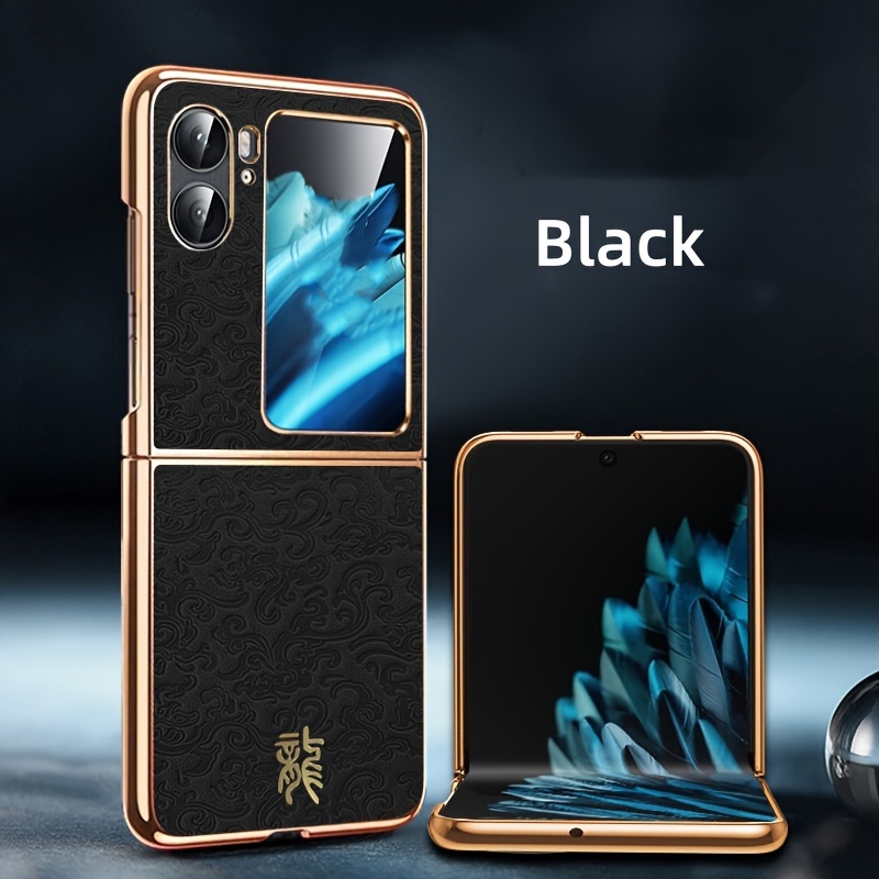 TEMU Phone Case: For Oppo /n2 Flip Phone Case, Pattern, Design, Electroplated Frame, Stylish, Luxurious