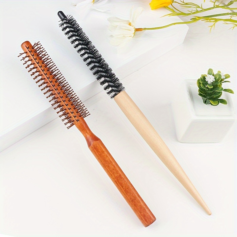 

Women's Wooden Styling Comb Set - For , Curly & Straight - Includes Round For & Massage