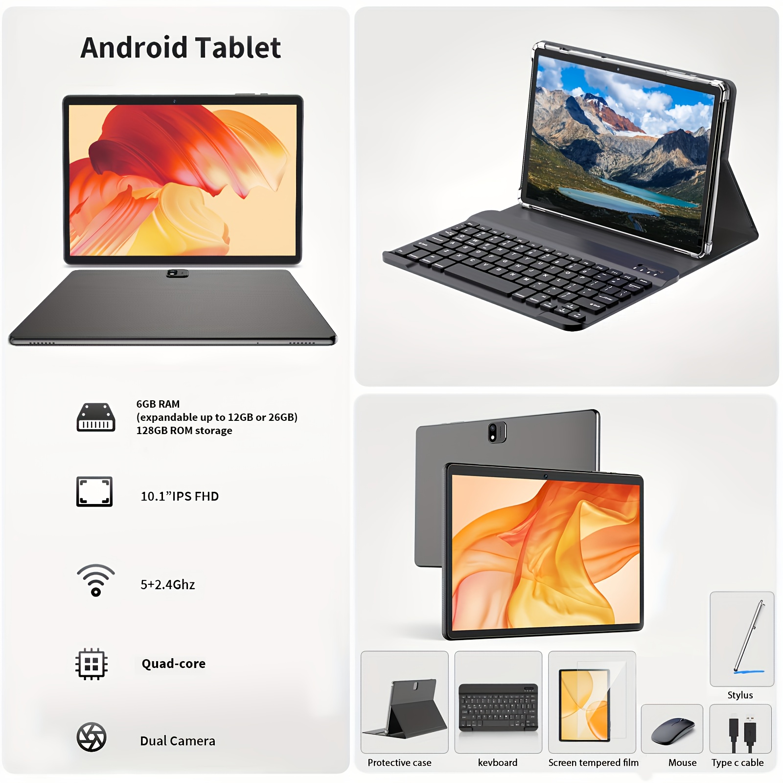 tablet 15 teclado 128gb/256gb almacenamiento - Temu Panama