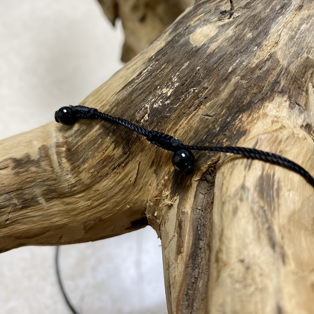 Braided Pendant Necklace with Adjustable Lanyard
