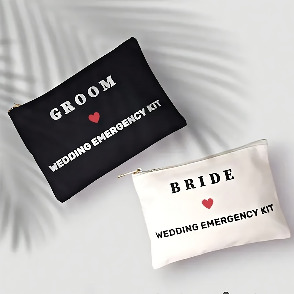 TEMU Kit Bag For Newlywed Couples, Including Gifts For The Bridal Shower, Bachelor And Bachelorette Parties, And Decorations, Along With A Makeup Bag