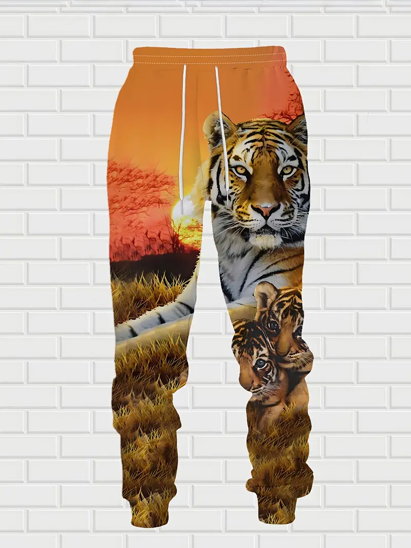 Herren Lion Tiger Colour Jogging Anzug Trainingsanzug Sportanzug Fitness Sporthose Hose Hoodie (Herren5,XXXL Herren Lion Tiger Colour Jogging Anzug Trainingsanzug Sportanzug Fitness Sporthose Hose Hoodie (Herren5,XXXL