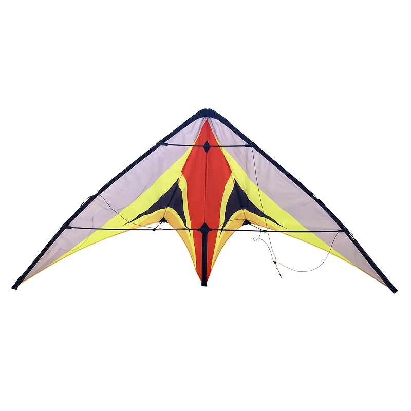 Image of Adult Outdoor Dual-line Stunt Triangle Kite, Large Premium Outdoor Game Activity Kite, Park Lawn Sports Competition Kite, Includes Flying Line