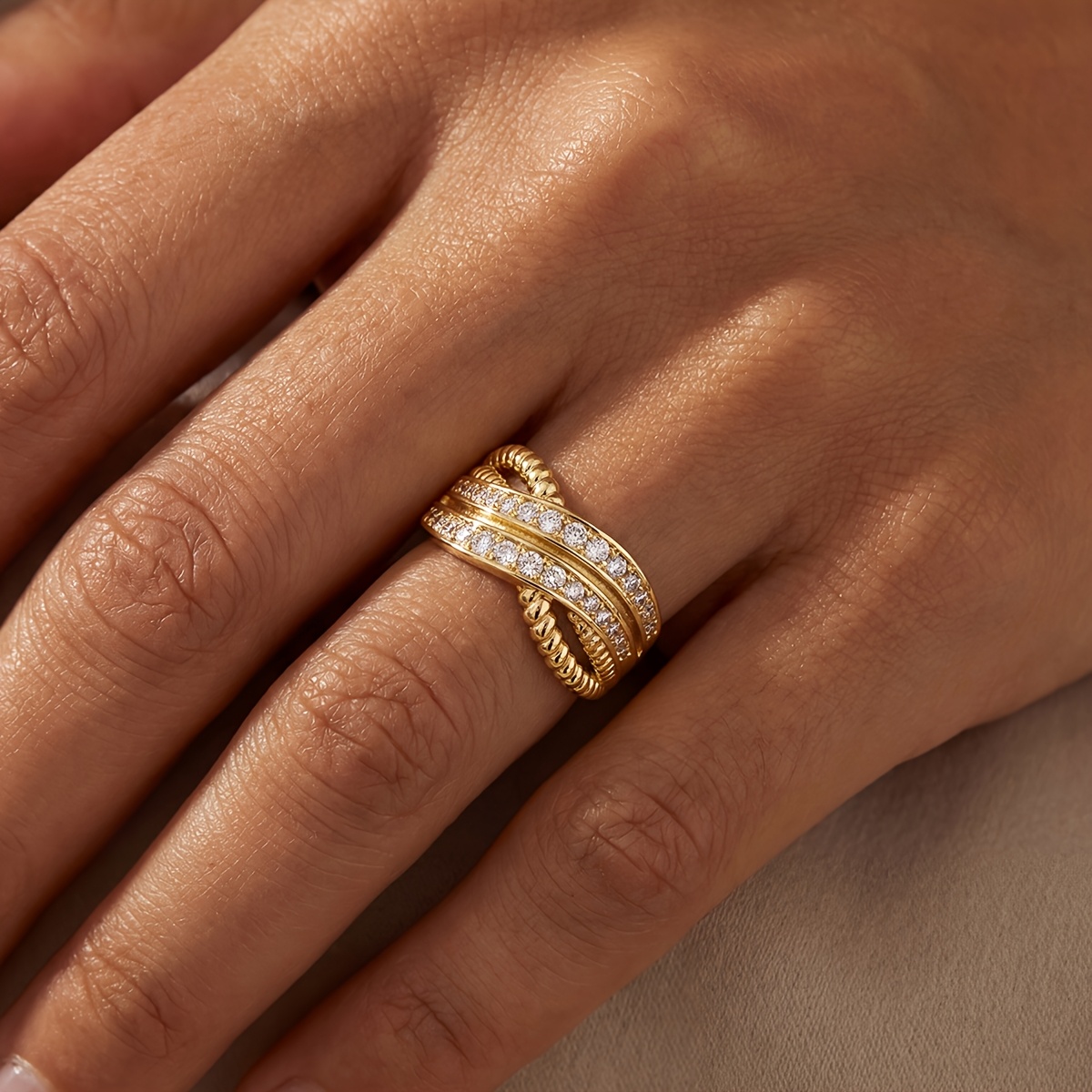 Women's Sleekly Designed Elegant Ring, Perfect for All Seasons