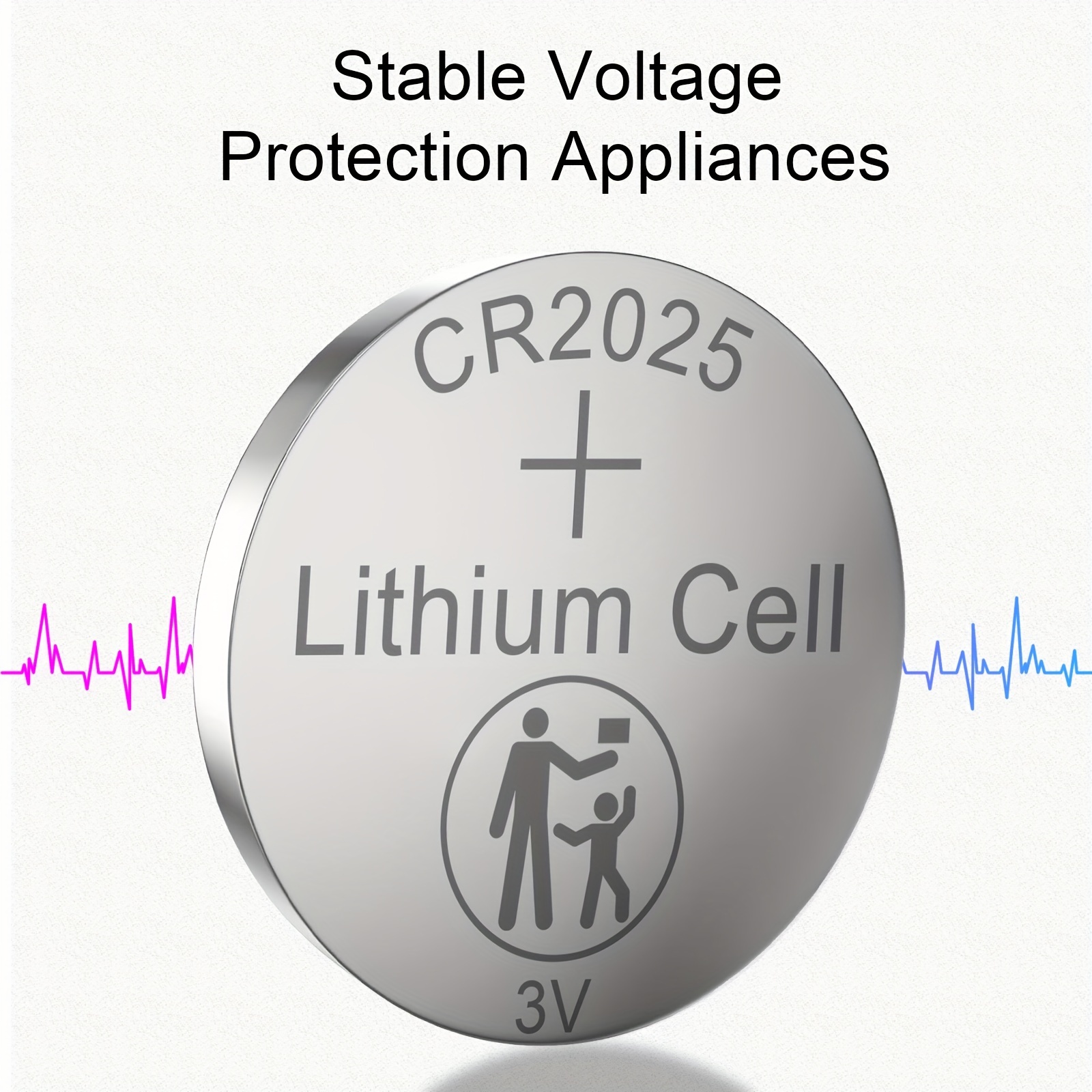 

3v Coin & Button Cell, Cr2025 Lithium Batteries