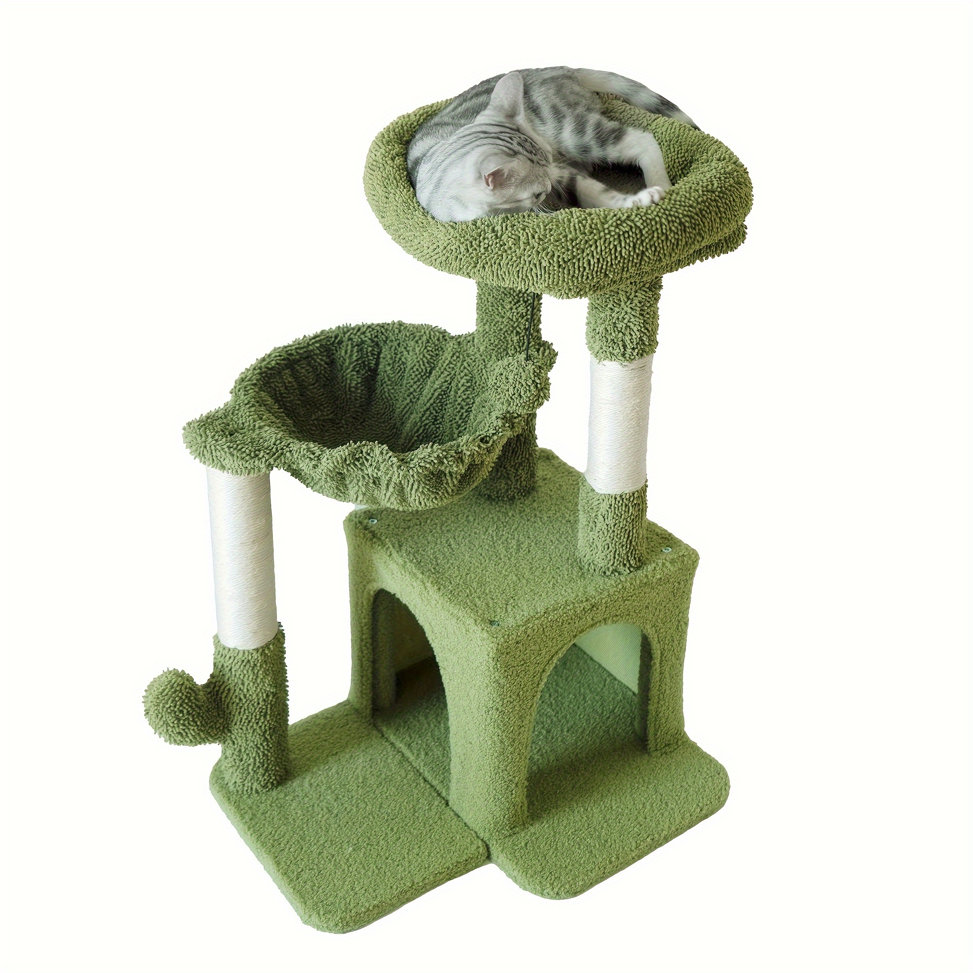 Кошачье дерево Мейн кун фэнтези плюс (светло-серый).Cat Tree Maine Coon Fantasy Plus Light Grey