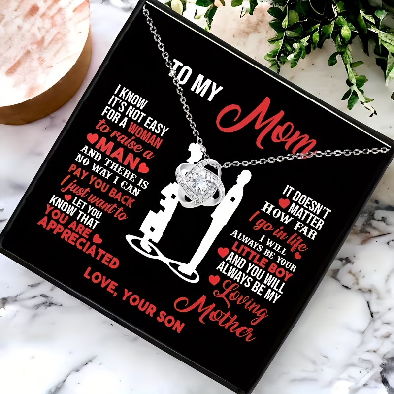 Elegant Necklace Gift Box for Mom, Fashionable Present