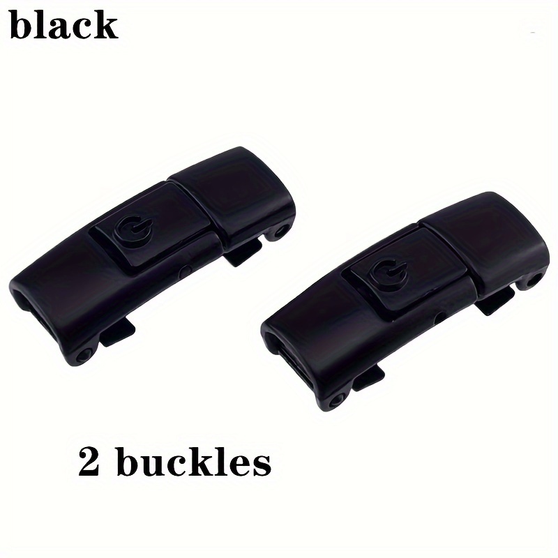 1 Pair Of Vibrant Metal No-tie Lazy Shoelace Buckles - -button Press, Lightweight & , Assorted Colors, Ideal For Sneakers & Casual Shoes, Shoe Accessories