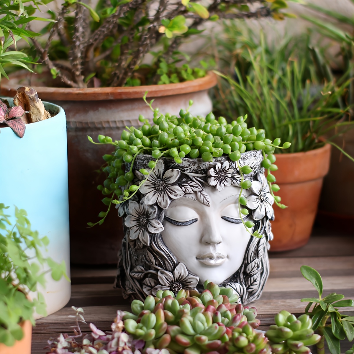 garden planters and pots sold on Temu United States