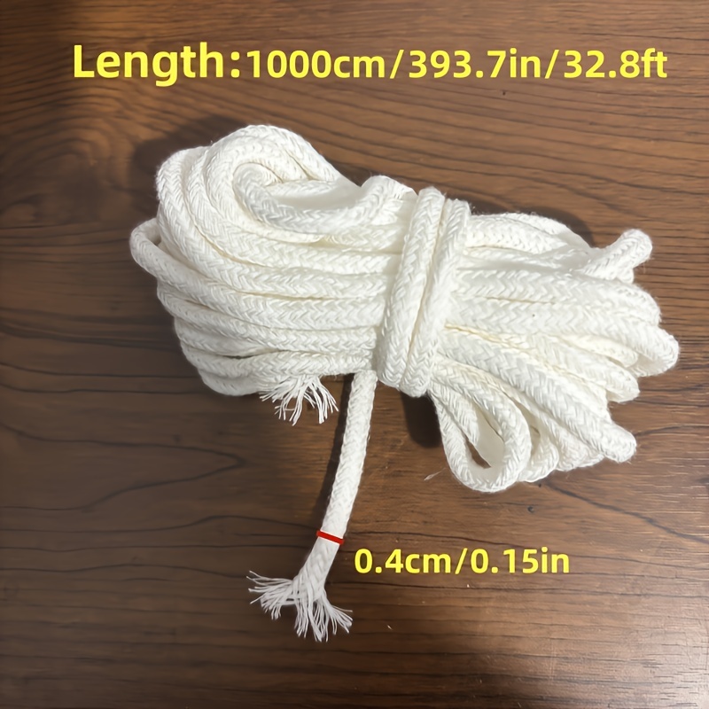 Image of 32.8ft Self-watering Wick Rope For Plants - Garden Watering System Cord, Ideal For Flower Pots & Lawn Care, Essential Gardening Accessory