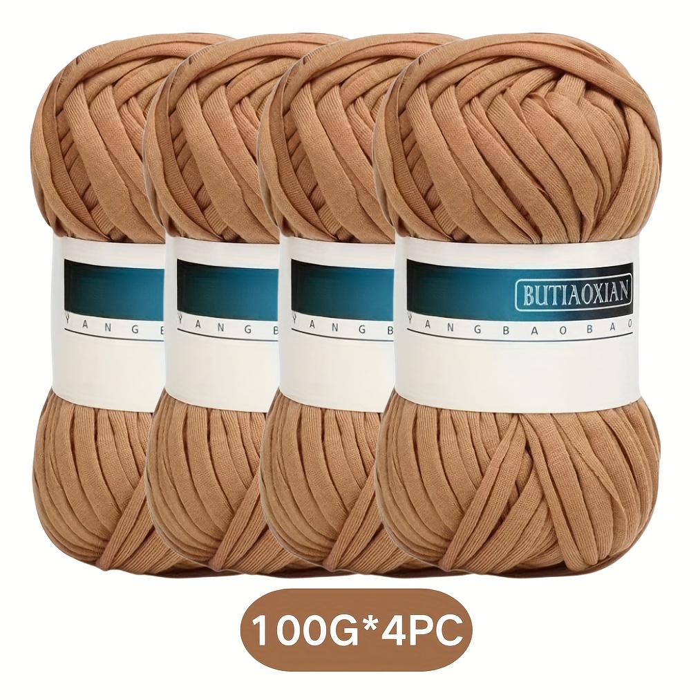 TEMU Ensemble de 4 paquets de 100G de fil épais idéal pour le et , parfait pour de t-shirts, de de tissu et de divers articles que des sacs, des