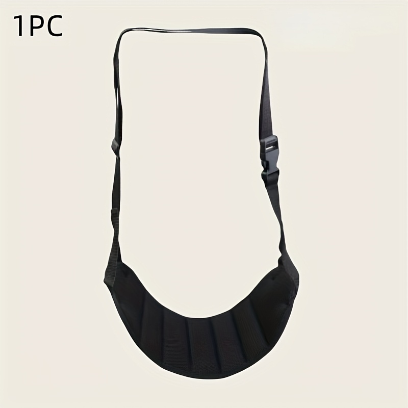 TEMU Travel Accessories 1pc Ultra-comfortable Airplane Foot Hammock - Adjustable Height, Portable, Soft Polyester Material, Travel Foot Rest, Flight
