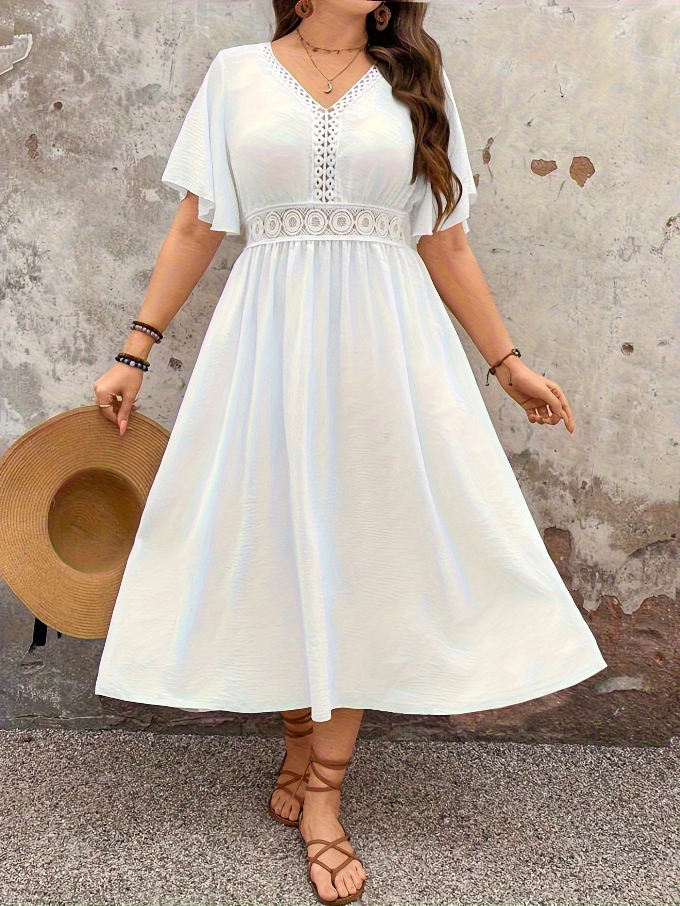 midi white dresses for women plus size white dresses for women plus size Long Off-White Plus-Size Formal Dress