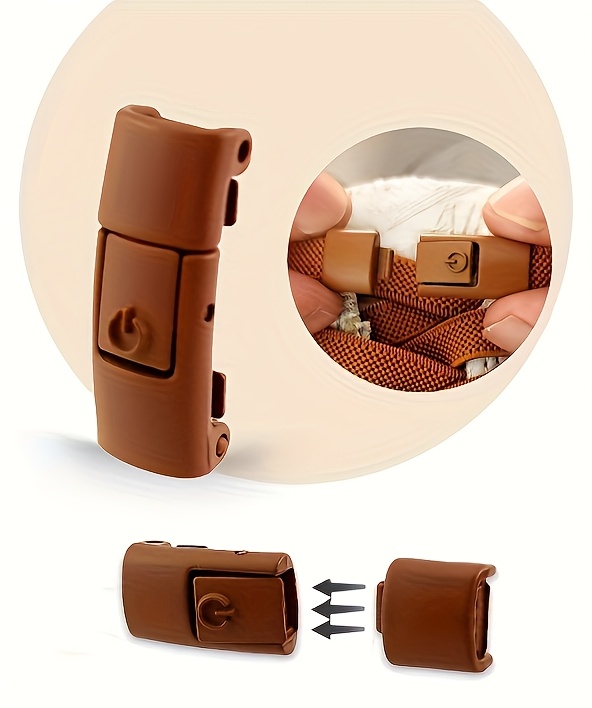Two Pieces of Laces And Two Buckles, Measuring 100.0 cm, Suitable for Everyone, Featuring Adjustable Elastic Shoelaces That Are Portable And Provide Greater Comfort, Designed As No-Tie Shoelace Buckles for Both Men And Women, Including Elastic Loafer Buckles And Metal Locking Buckle Head Accessories.