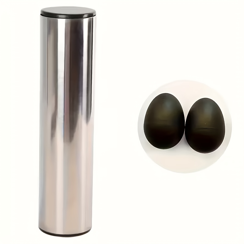 TEMU Cylindrical Sand Vibrators, Sand Mixers, Rhythmic Accompaniment Instruments, Metal Sand Drums, Music Training Tools, Metal Sand Tubes For Party