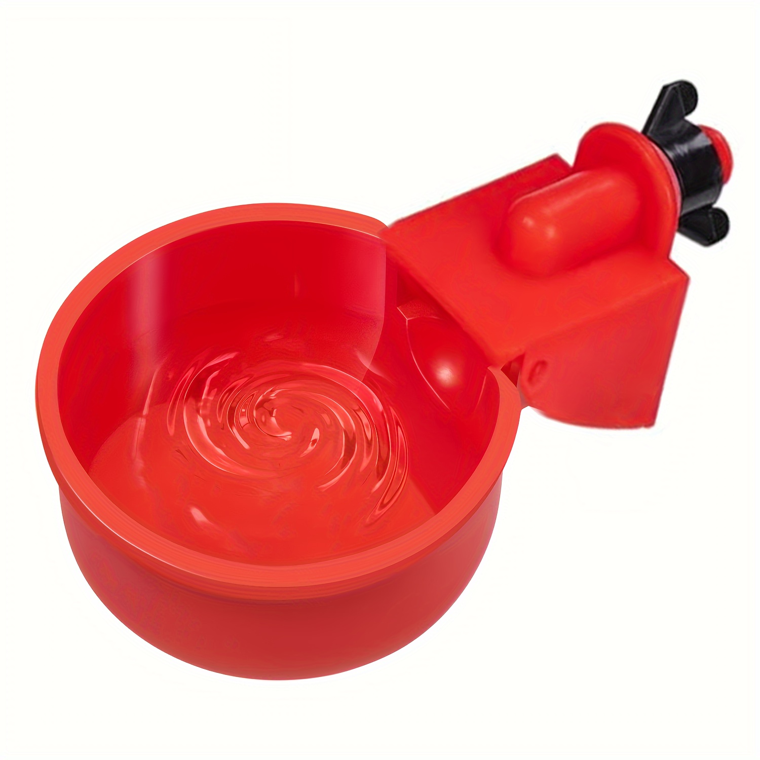 

5/10/20pcs, Plastic Chicken Waterer Cups, Automatic Poultry Watering System, Float Style Gravity Fed, Leak-proof With Dual Handle Design, Durable For Chickens, Ducks, Turkeys Farm Use