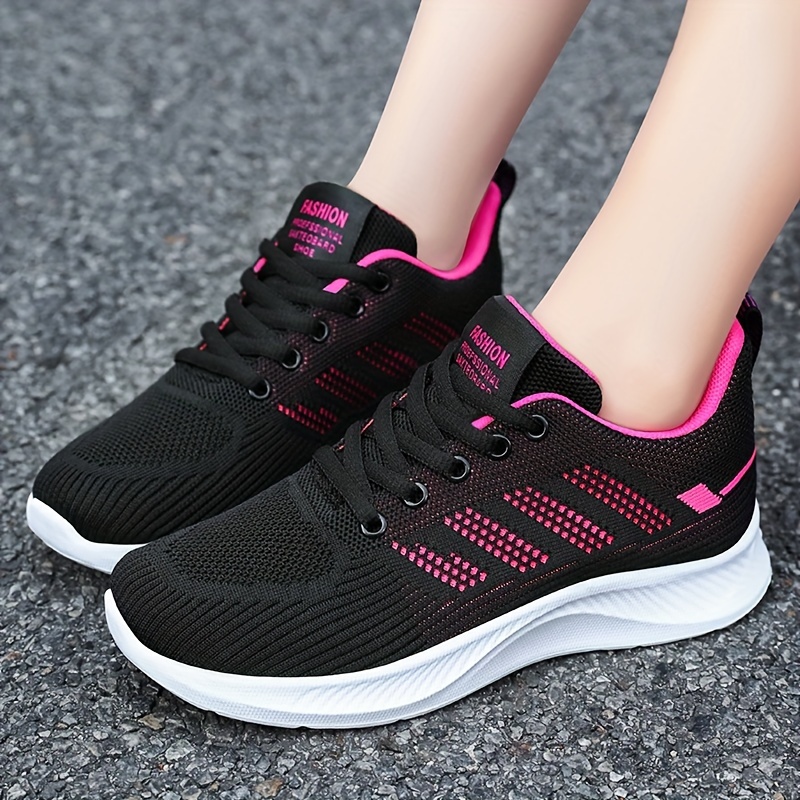 

Women's Breathable Running Sneakers, Casual Lightweight Low Top Jogging & Walking Athletic Shoes, Comfy Outdoor Sports Trainers