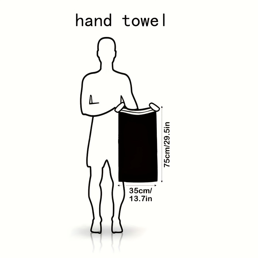 6pcs Luxury Cotton Bath Towel Set - Heavyweight 400gsm Large 35x75cm (13.7x29.5") - Afbeelding 4