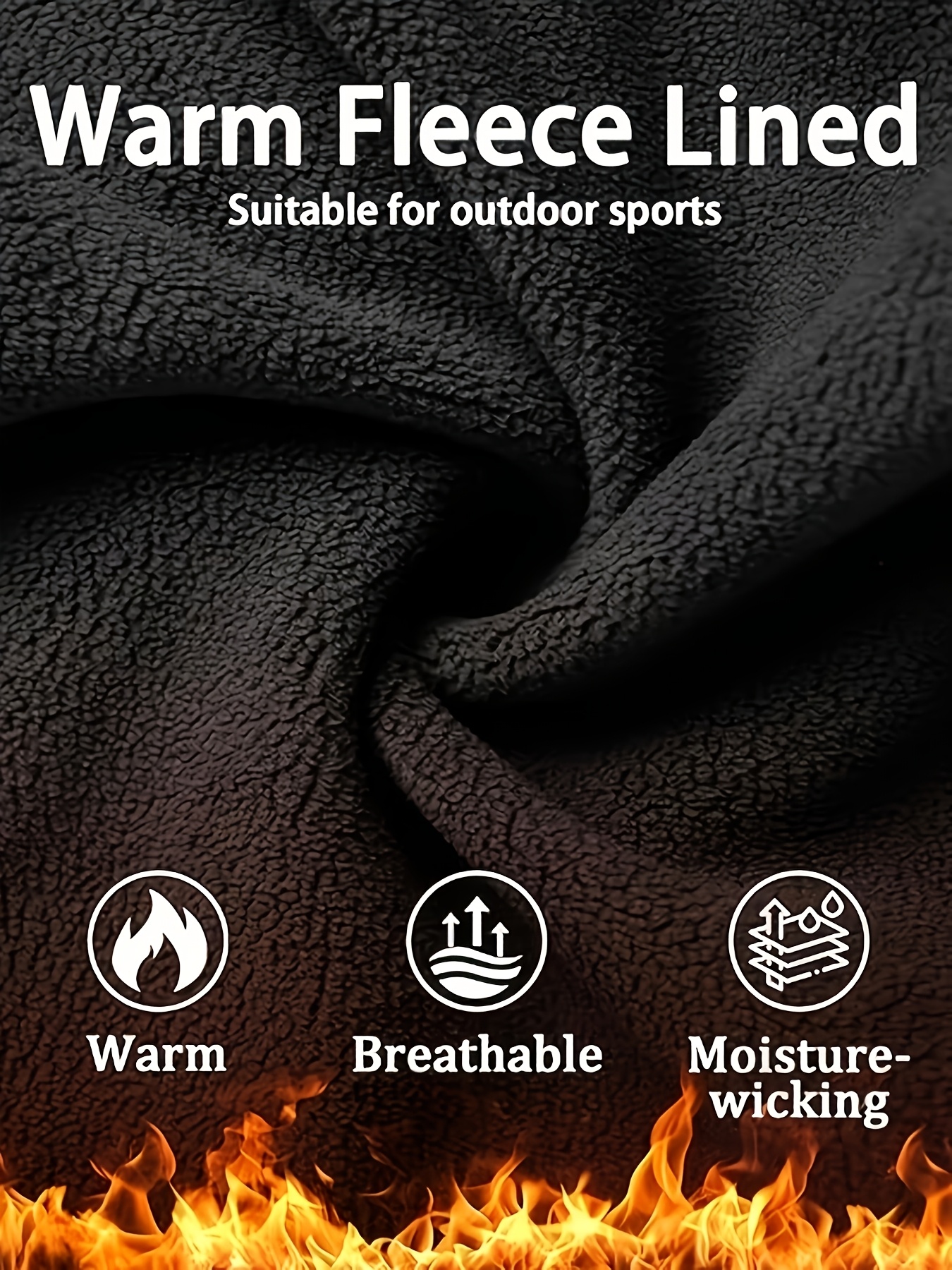 Men's Autumn Winter Thickened Fleece Tactical Set