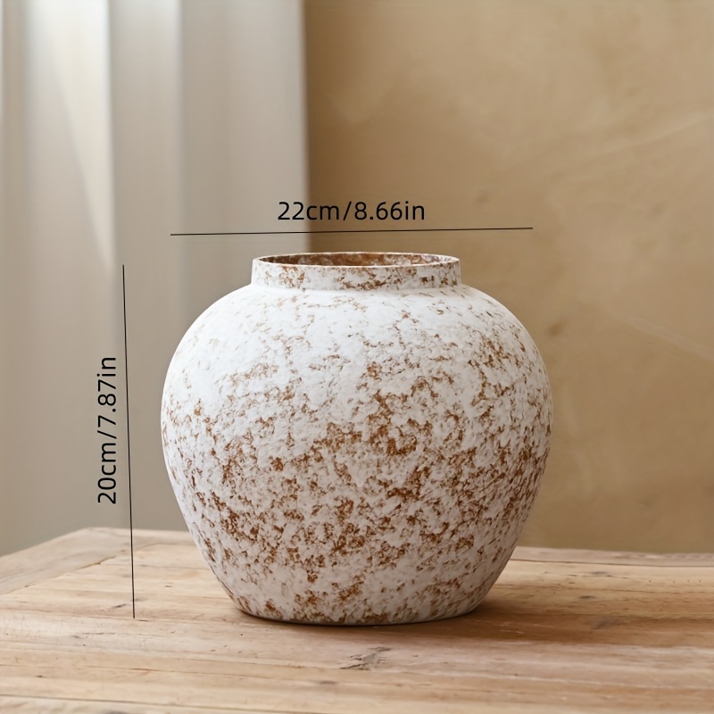 Vaso fiorito in stile rustico per giardini e interni, fiber glass