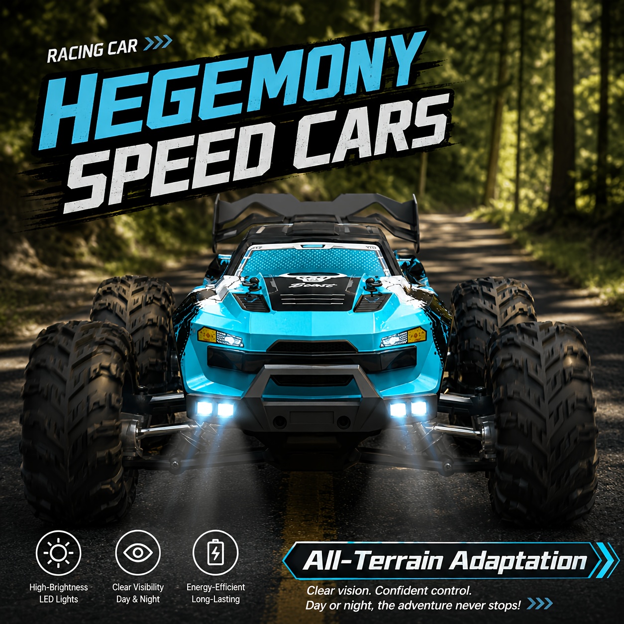 Image of [not A Toy, For Professional Players/collectors / Sports Competition] 70km/h Remote -road Vehicle (blue) - 1/16 Rc Car, Brushless Motor Remote Control Car, 2.4ghz, , Remote Control Car Model