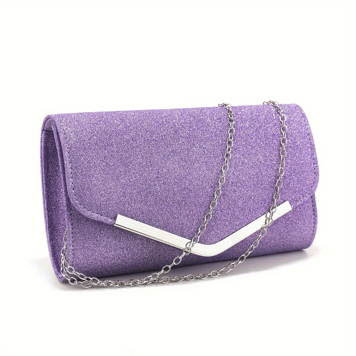 luxury women's evening clutch purse glitter embellished Temu Bahrain