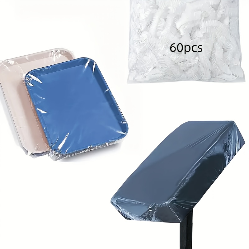 E-shop 60 Stück Einweg Tattoo Armlehnenabdeckungen - Transparente, elastische Salon Tablett Schutzhüllen für Tattoo , langlebige und hygienische