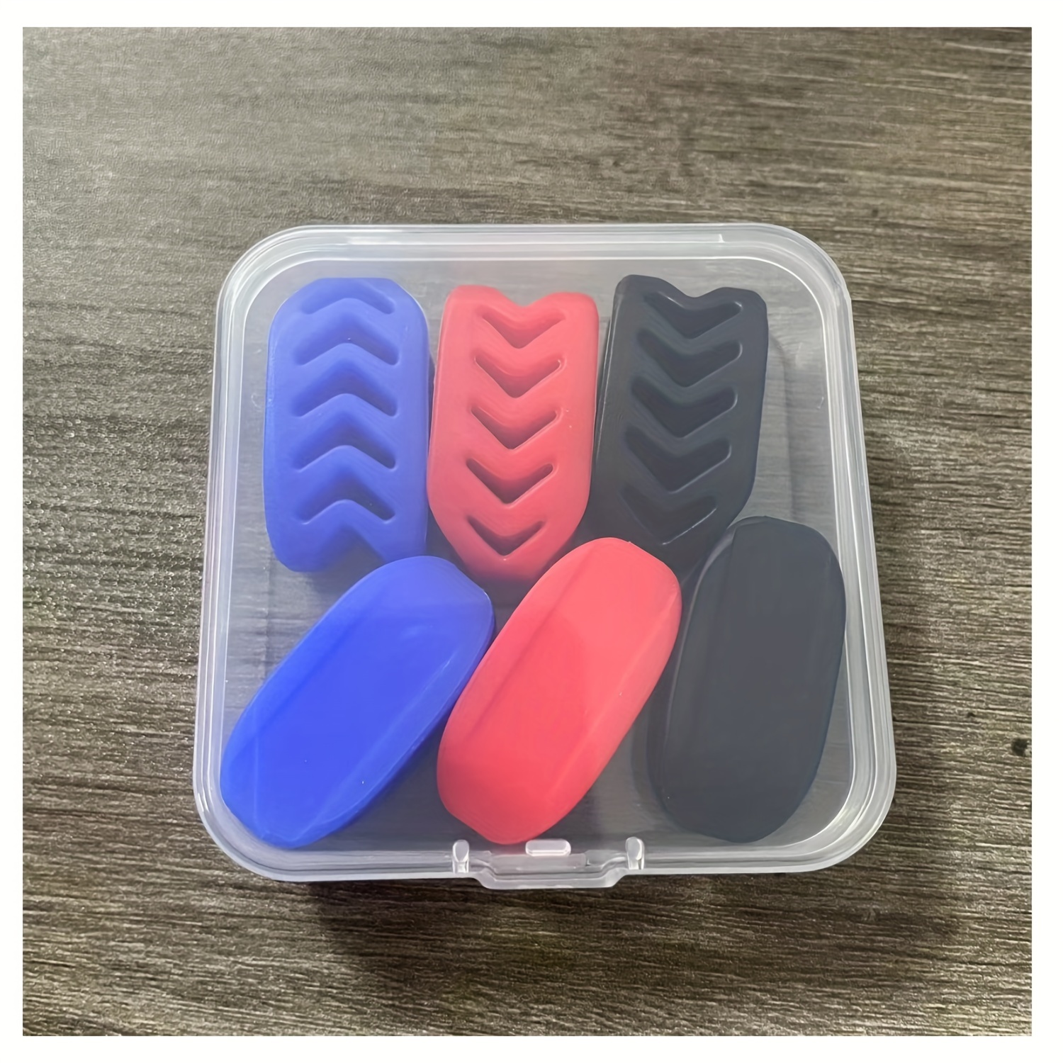 Image of 6pcs Chin Trainer, For Men And Women, 3 Resistance Levels, Silicone Chin Trainer, Chin Training Enhancer
