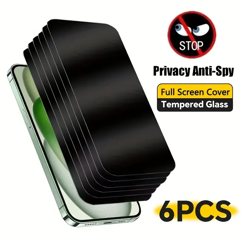 Pellicola In Vetro Temperato Full Covered ANTI SPIA Per IPhone X - Foto 4