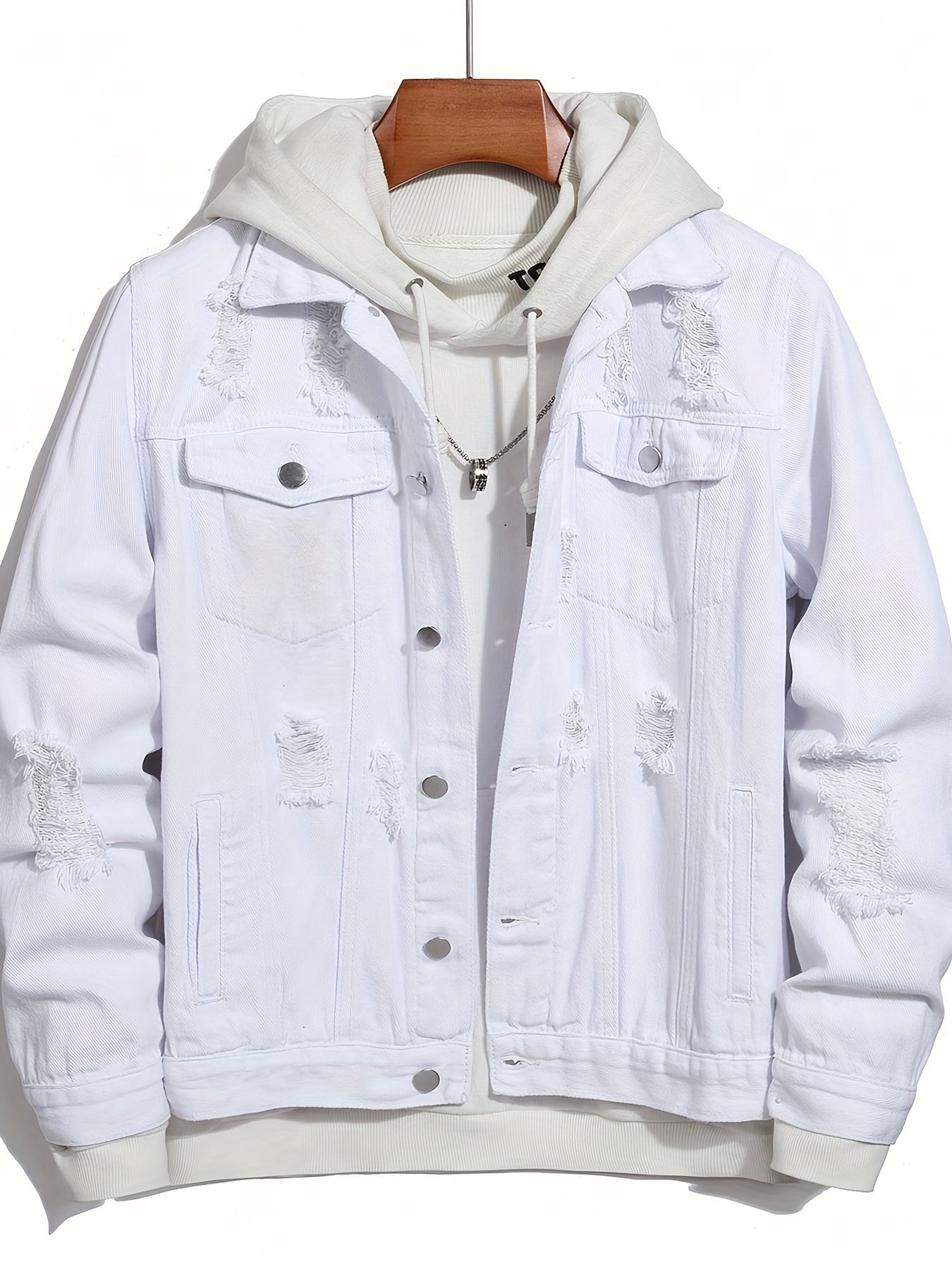 Denim Club Factory Mens Casual Jacket Spring Men's Denim Jacket - Main Image