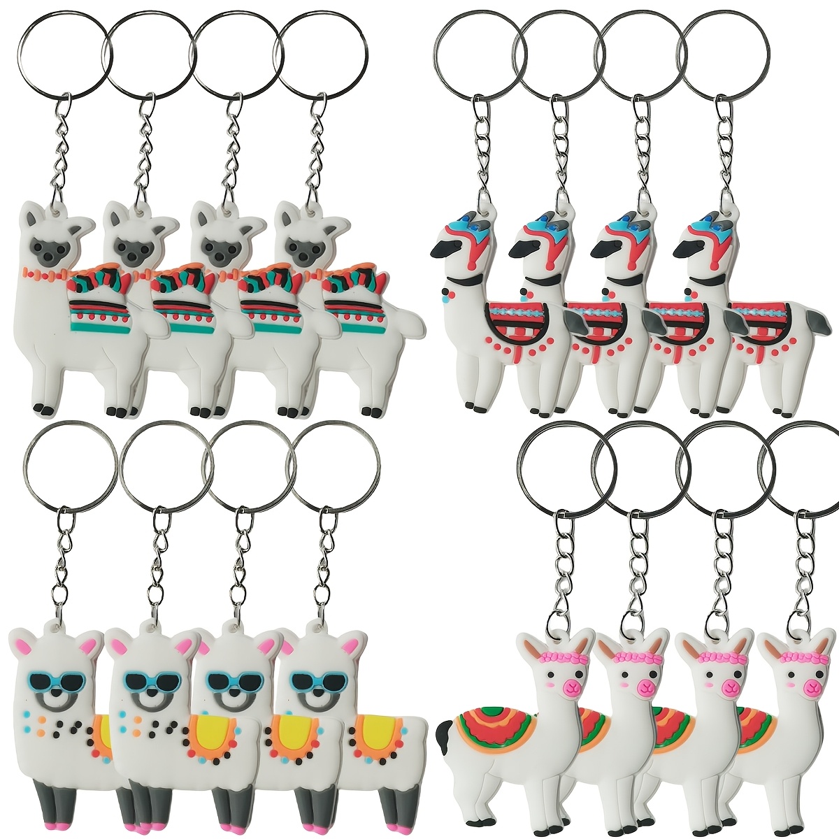 16 Alpaca Keychains