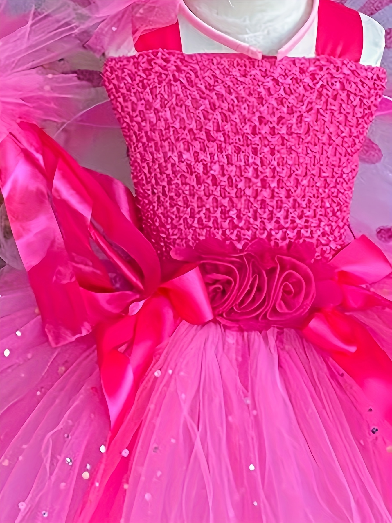 girls rose dress wings headband wand - Temu Oman