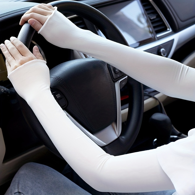 Arm Sleeve Women's Summer Thin Breathable Cooling Arm Cover Outdoor Long Hand Sleeve