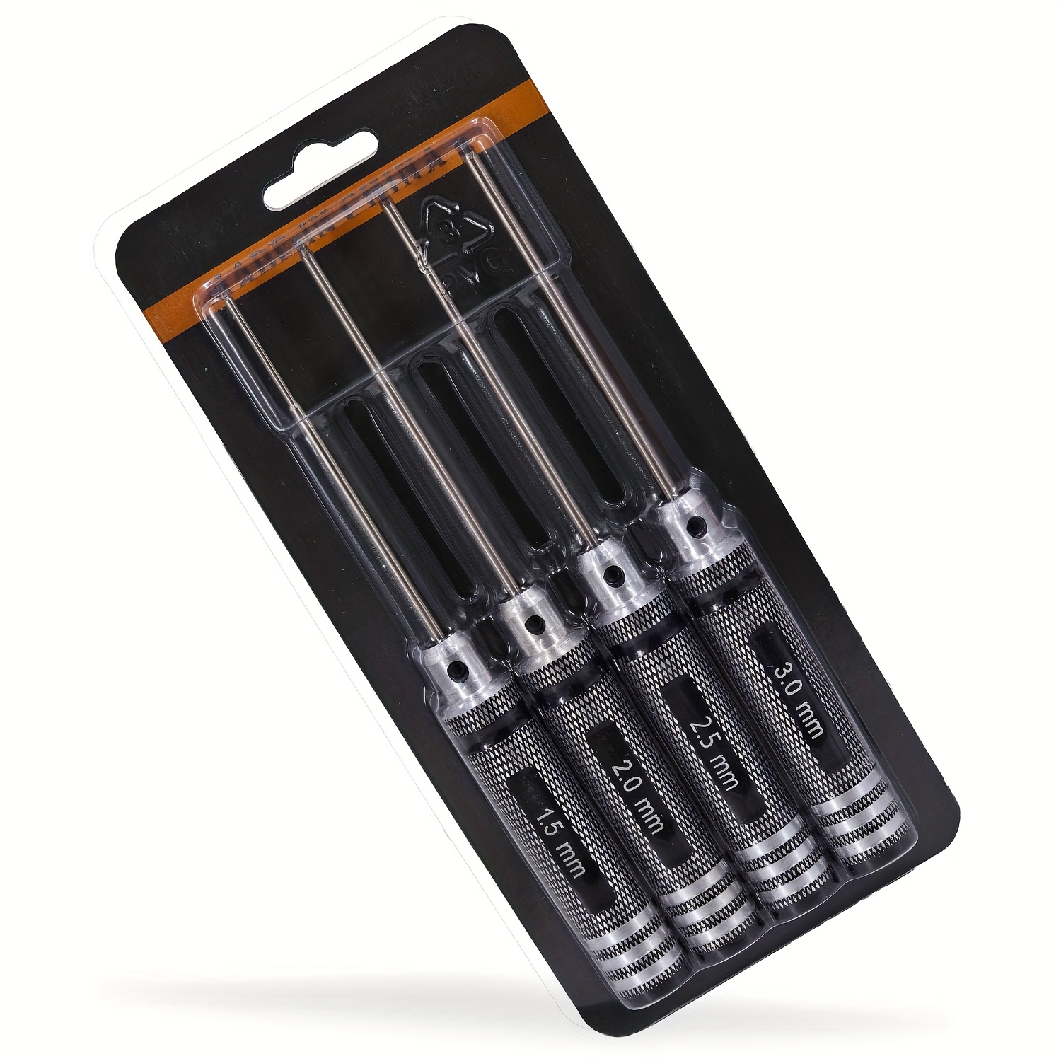 hex screwdriver set 1 5 2 0 2 5 3 0mm hex tips medium carbon steel aluminum alloy handle black   Product details 7
