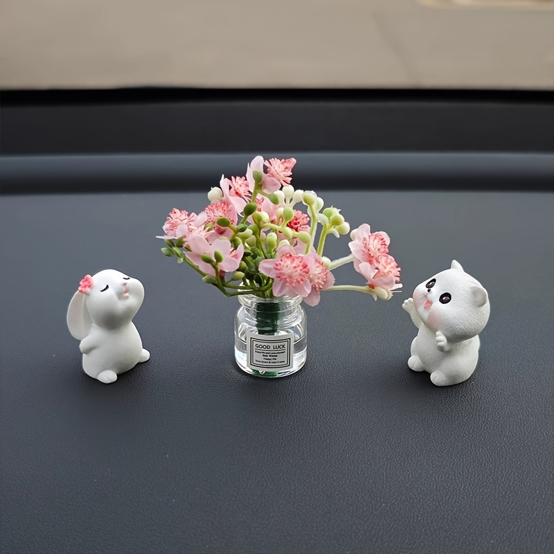 

3pcs Car Vase And For Vehicle Decor