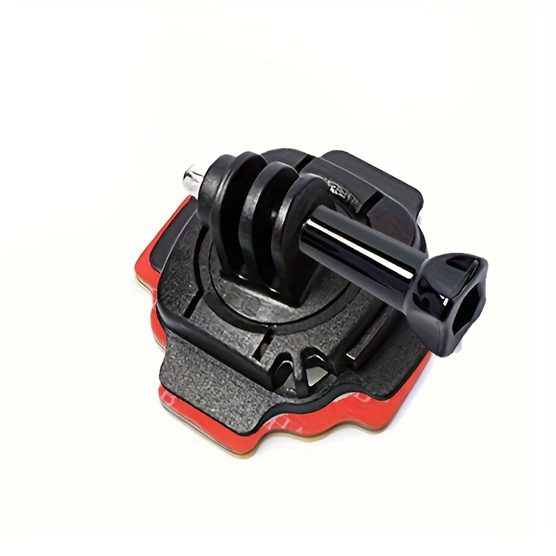 E-shop 360 Grad drehbare Helmhalterung für Gopro Hero 12 11 mit gekrümmten Aufklebern für Gopro 12 11 10 9 8 SJCAM AKASO Action Kamera
