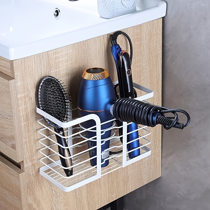 convenient wall mounted hair dryer holder hair styling Temu