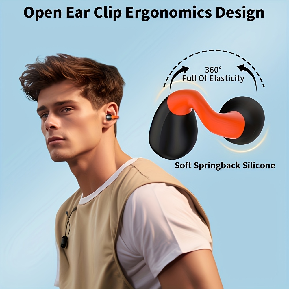 Truly Open Wireless Earbuds (Wireless 5.4 TWS), Experience 360° Ambient Awareness & All-Day Comfort. Secure Open-Ear Fit for Sports/fitness. Advanced ENC Delivers Crystal-Clear Calls. Intuitive Touch Control. LED Digital Charging Box with Real-Time Power + Long Standby. Hi-Fi Sound for Music/gaming/calls. Wireless 5.4 Ensures Ultra-Stable Low-Latency on IOS/Android. Perfect for Travel, Business Commutes, Outdoor Adventures, and Focus Sessions. Engineered for Active Lifestyles., High 5 Truly Open Wireless Earbuds (Wireless 5.4 TWS), Experience 360° Ambient Awareness & All-Day Comfort. Secure Open-Ear Fit for Sports/fitness. Advanced ENC Delivers Crystal-Clear Calls. Intuitive Touch Control. LED Digital Charging Box with Real-Time Power + Long Standby. Hi-Fi Sound for Music/gaming/calls. Wireless 5.4 Ensures Ultra-Stable Low-Latency on IOS/Android. Perfect for Travel, Business Commutes, Outdoor Adventures, and Focus Sessions. Engineered for Active Lifestyles., High - Image 5