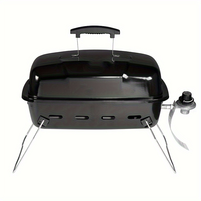 

Burner Portable Propane Gas Grill, Black