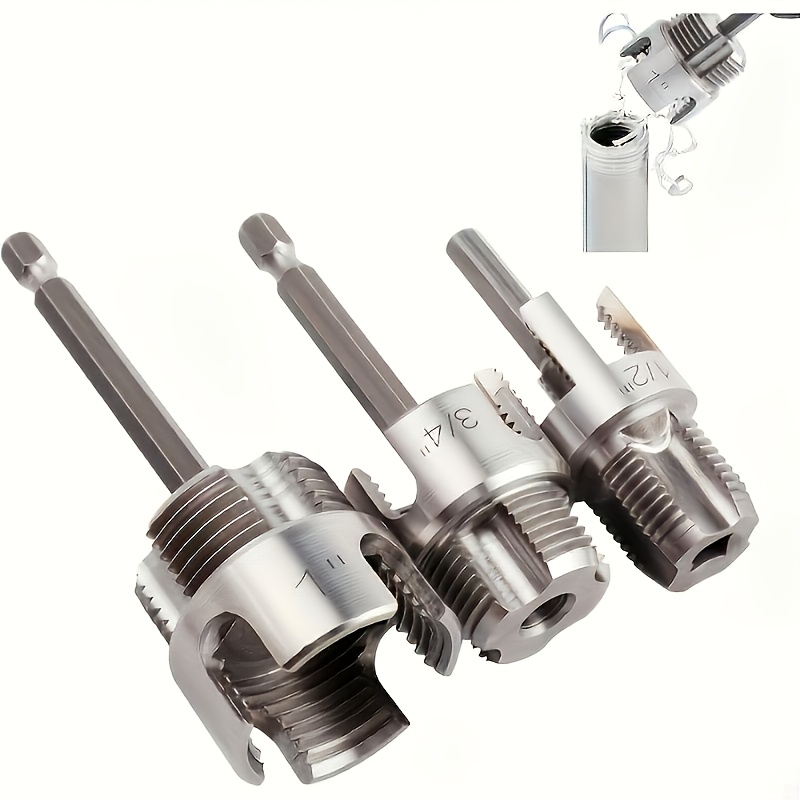 1/2 NPT Pipe Tap – Steel Thread Forming Tap For Cleaning Or Re-threading Damaged Pipe Threads