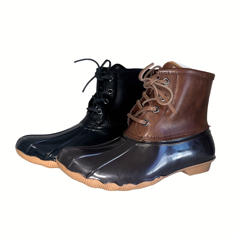 short duck boots womens