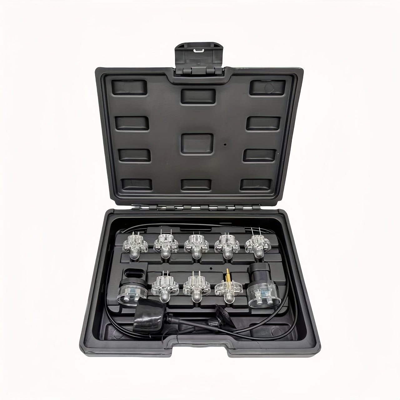 TEMU 11pcs Automotive Circuit Repair And Injector Testing Set, Without Battery