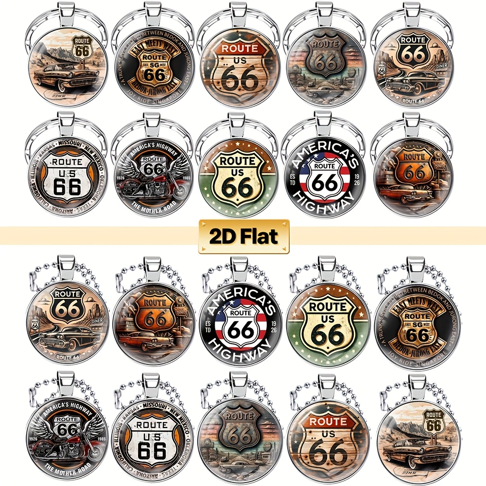 2d Flat, Classic U.s. Keychain 10/20pcs/set 2d Flat Handmade Gift For Men Gift For Colleagues Christmas Gift, 2d Flat