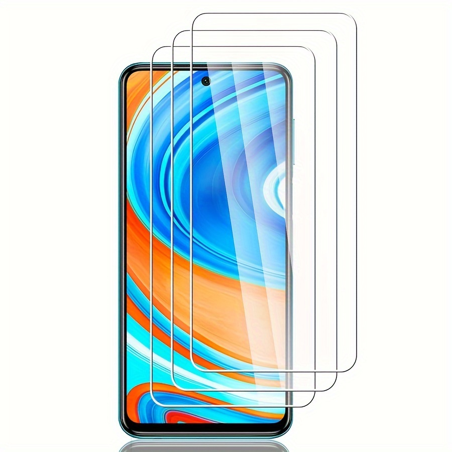 E-shop 3er-Pack Displayschutzfolien aus gehärtetem Glas für Xiaomi Redmi Note Serie - HD-Klarheit, Anti-Fingerabdruck, bruchsichere Kanten - Kompatibel