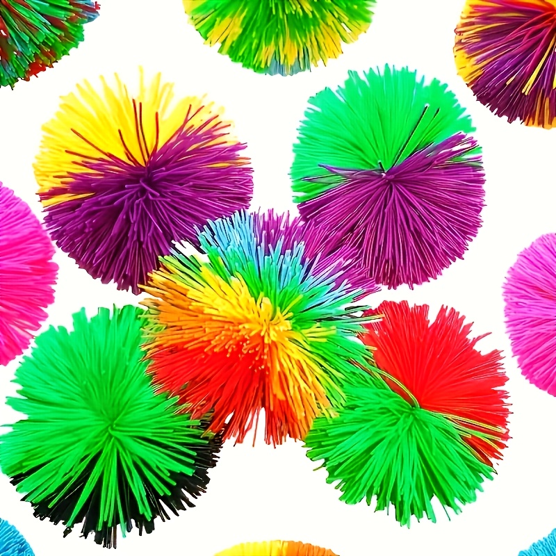 Colorful Sensory Play Balls Soft Bouncy & Elastic Plastic Balls