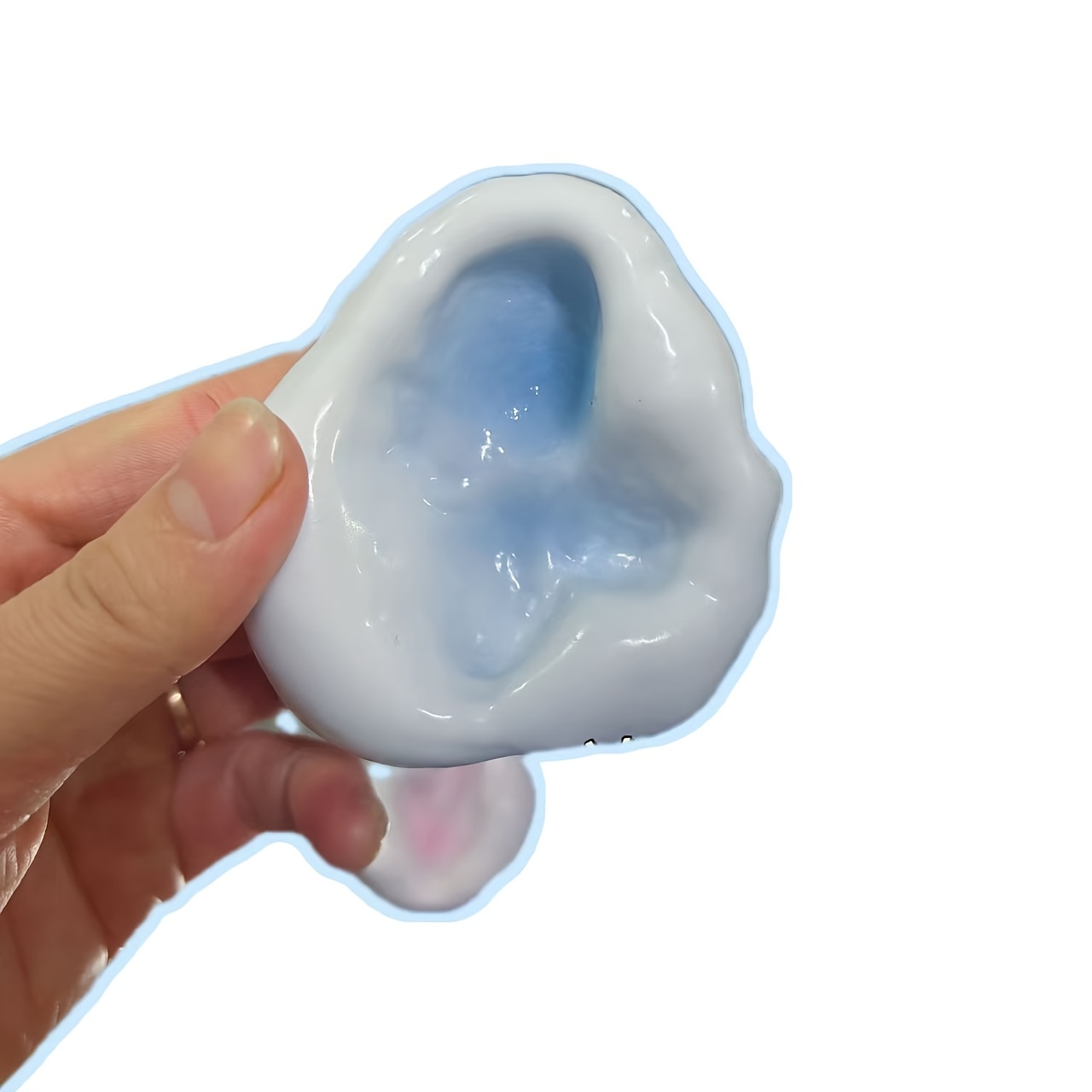 Squishy Fluid Ice Skin Jelly Toy Ball - Soft, Slow-Responding Plasticity - Perfect Christmas Gift & Party Favor - Ideal Stocking Stuffer - Comes in Vibrant Mixed Colors, Relax Toy|Squishy Ball|Thermoplastic Polyurethane, Squishy Toys