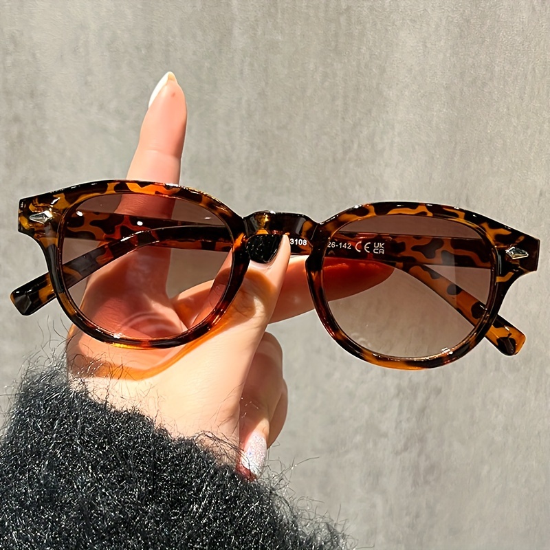 ENSARJOE Gafas de sol ovaladas Pequeñas Vintage Color - Temu
