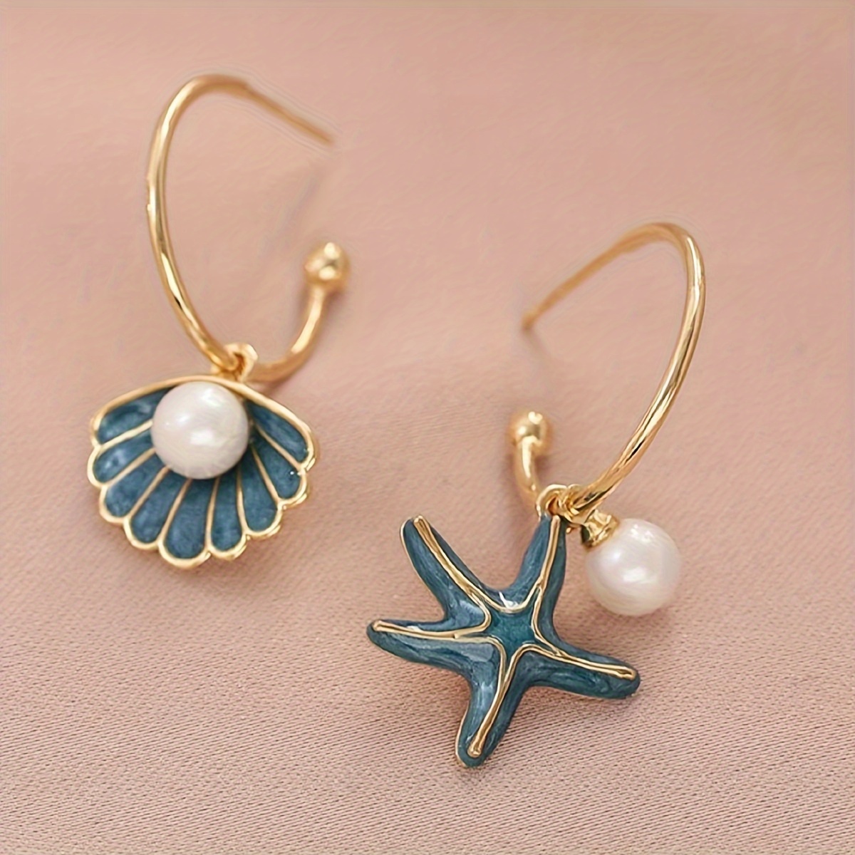 

And Starfish Drop , Zinc Alloy, Non-plated For , 's Day - 1