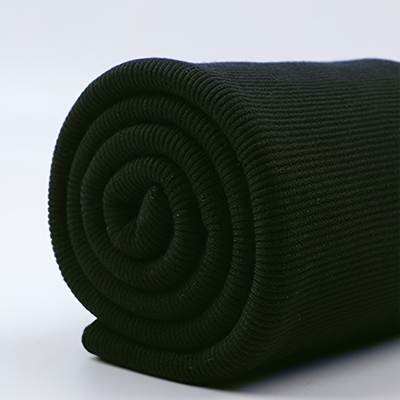 Image of 1pc Pre-cut Ribbing Fabric Suitable For Clothing Repair - Cotton Sewing Fabric With Pre-cut Cuff/collar/ Hem Pieces, Diy Mending, For Garment Trims & Accessories (handwash Only)